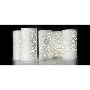 PORTACANDELE LED METAL  - 5743020 | Novalberghiera