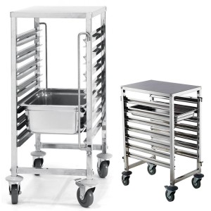 CARR.INOX  7 TEGLIE GN 53x32  - 1019002 | Novalberghiera