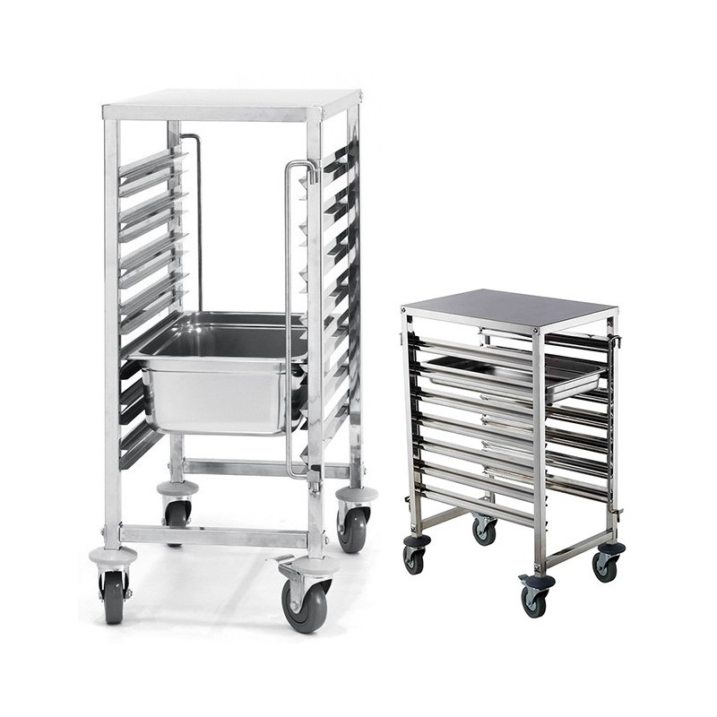 CARR.INOX  7 TEGLIE GN 53x32  - 1019002 | Novalberghiera