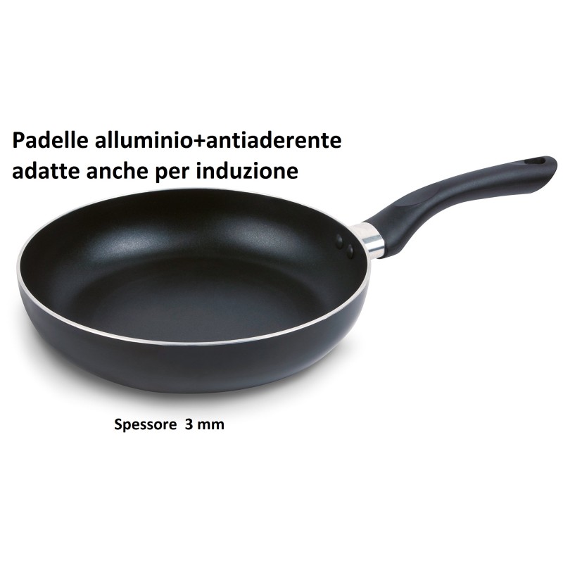 PADELLE ALLUMINIO +ANTIAD.INDUZ.  - 1151999 | Novalberghiera
