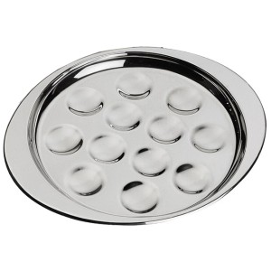 PIATTO LUMACHE INOX x 12  - 1171112 | Novalberghiera