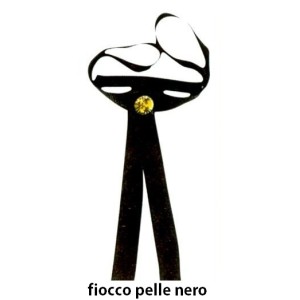 FIOCCO NERO PELLE  - 1228000 | Novalberghiera