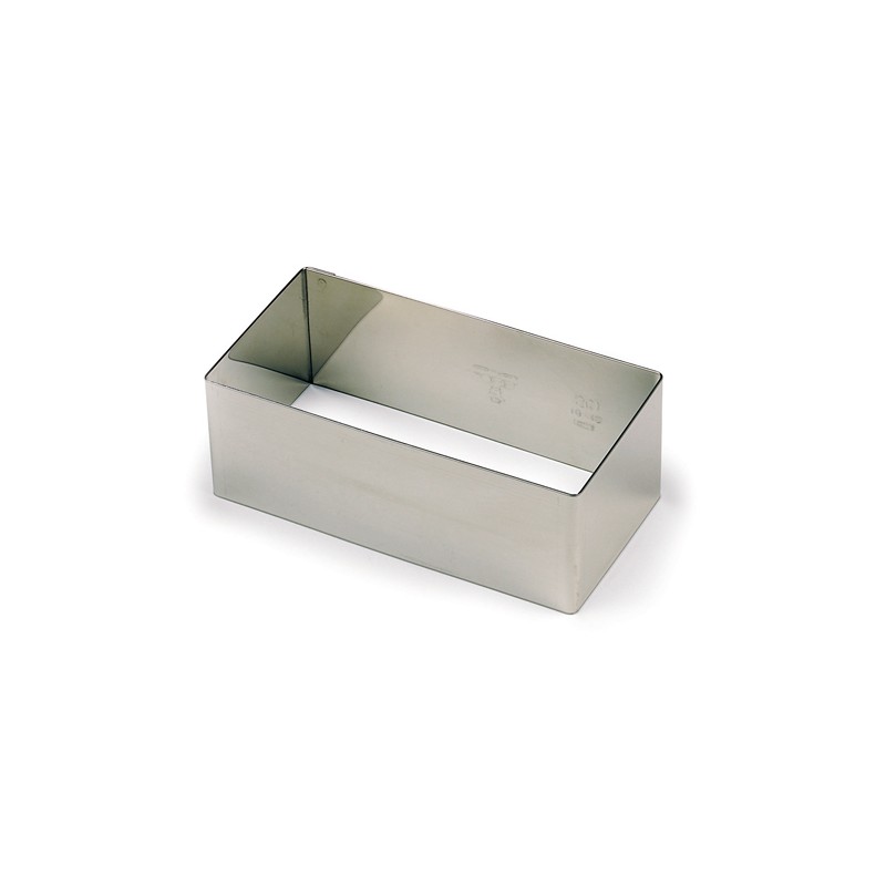 FASCIA INOX  RETT.cm11x3x3h  - 1601011 | Novalberghiera