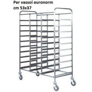CARRELLO 36 VASSOI EN 130x60