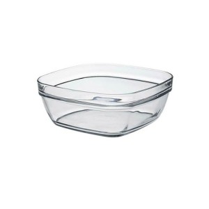 COPPA QUADRA VETRO cm 11x11  - 2571011 | Novalberghiera