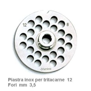 PIASTRA INOX x TRITAC. 12x3,5  - 2983035 | Novalberghiera