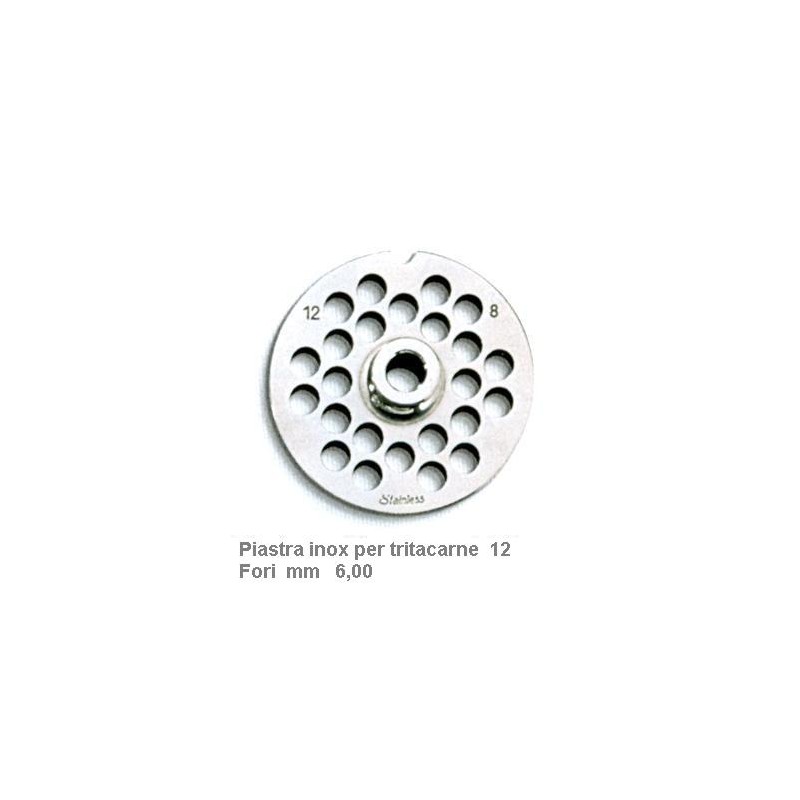 PIASTRA INOX x TRITAC. 12x6  - 2983060 | Novalberghiera