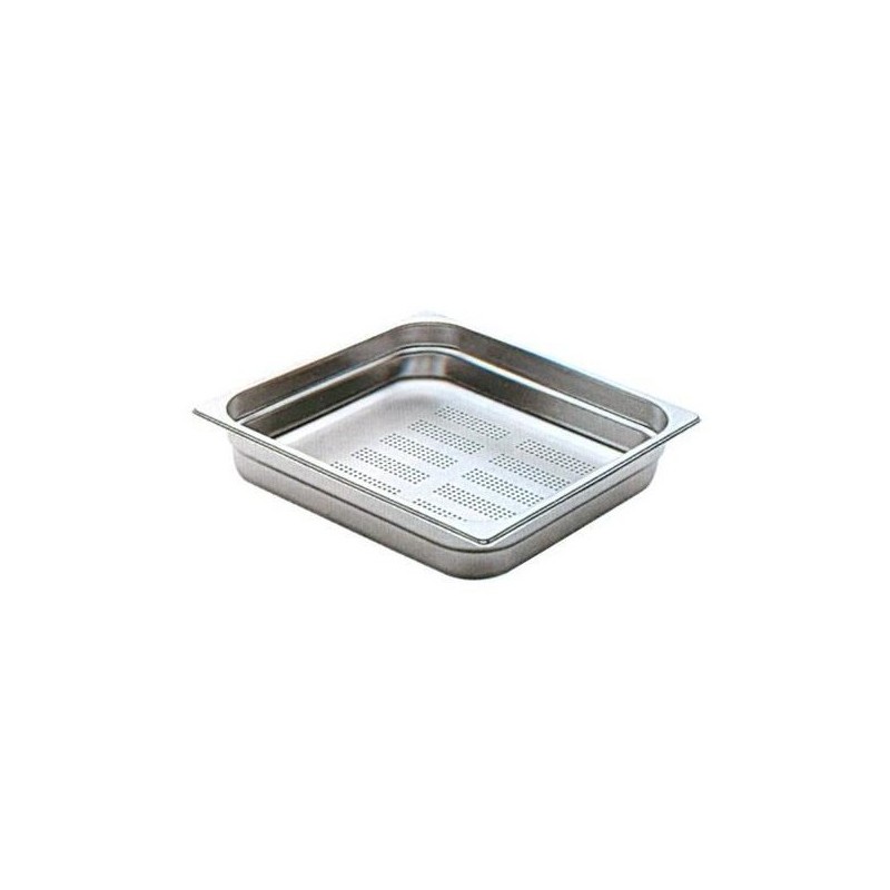 VASCA INOX FORATA GN 2/3x15h  - 3090015 | Novalberghiera