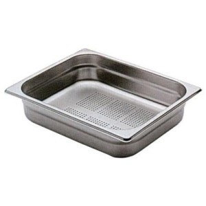 VASCA INOX FORATA GN 1/2x15h  - 3091015 | Novalberghiera