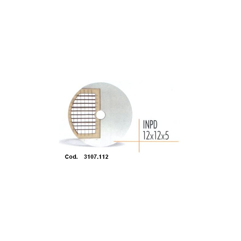 DISCO CUBETTI mm 12x12x5 -INPD  - 3107112 | Novalberghiera