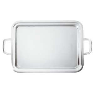 VASSOIO INOX RETT. C/M cm 40x26  - 3233040 | Novalberghiera
