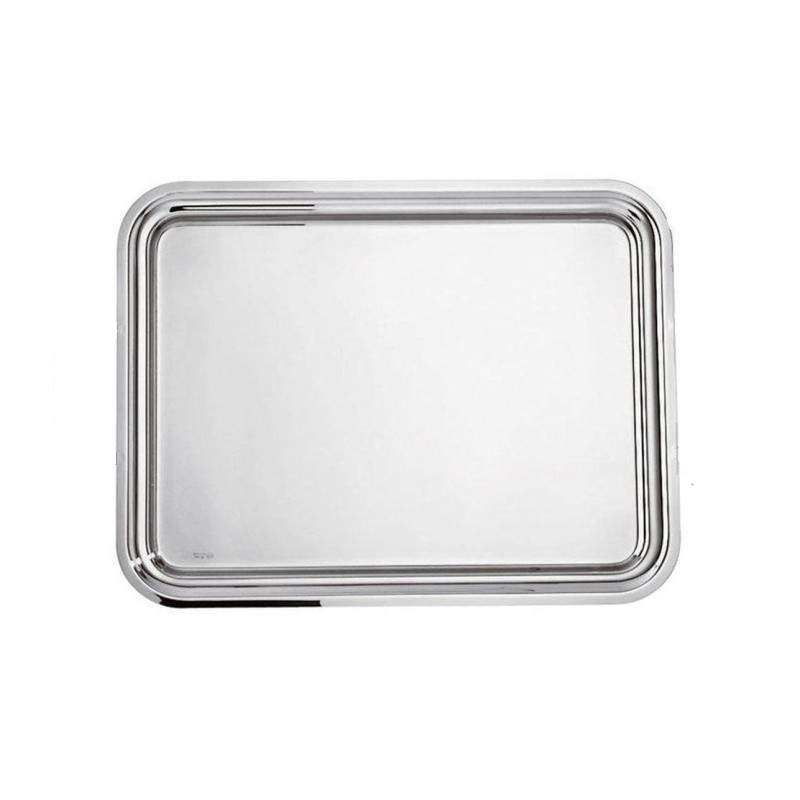 VASSOIO RETT.INOX cm 50x38  - 3234050 | Novalberghiera