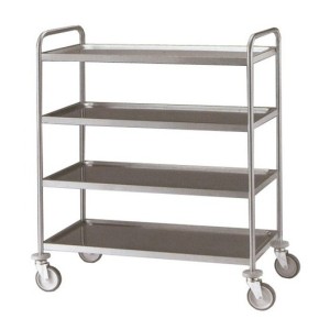 CARR.INOX 4P 89x59x126h  - 3486084 | Novalberghiera