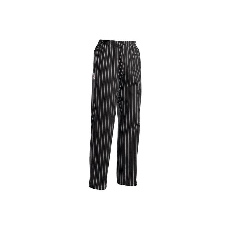 PANT.CUOCO NER/RIG.B.XXL58-60  - 3546060 | Novalberghiera