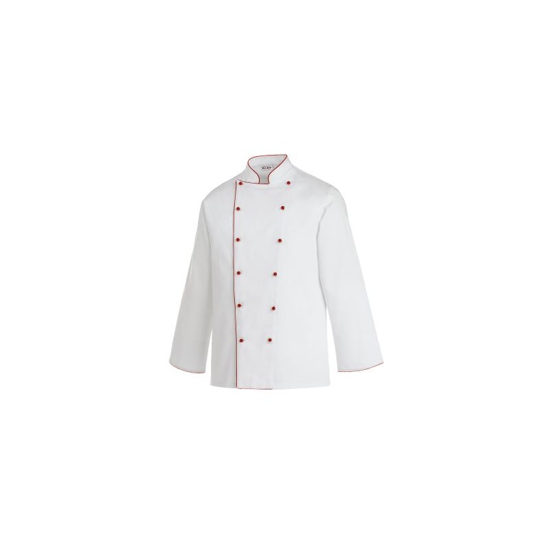 GIACCA CHEF L RED PIPING  - 3999052 | Novalberghiera