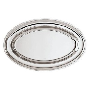 OVALE INOX cm 40x27  - 4551040 | Novalberghiera