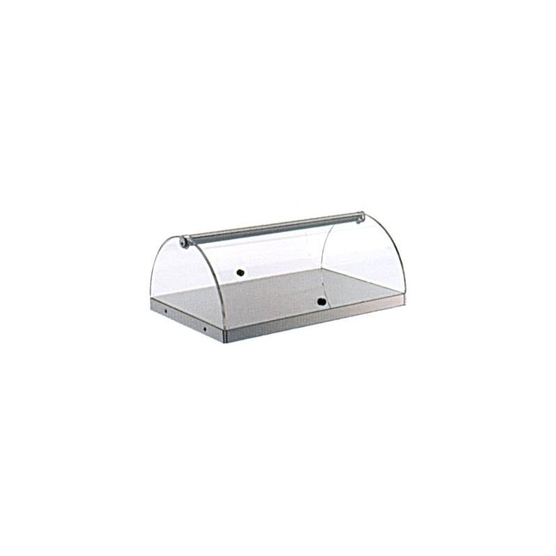 VETRINA 1P INOX T.cm50x35x22h  - 5178001 | Novalberghiera