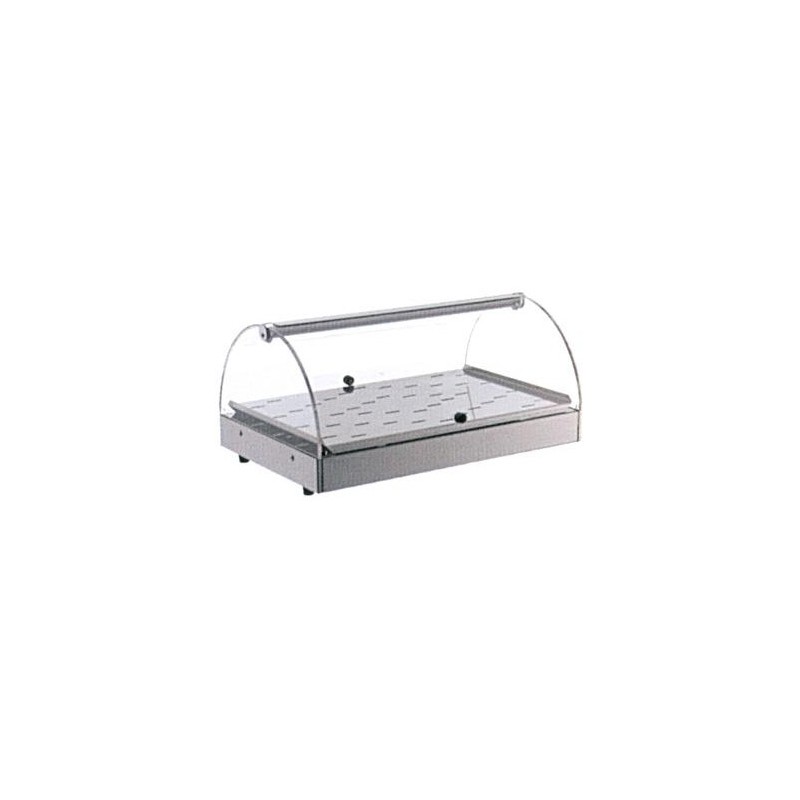 VETRINA CALDA INOX 1P.cm50  - 5178101 | Novalberghiera