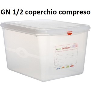 VASCA GN 1/2 POLIPR.C/COPERCHIO  - 5702999 | Novalberghiera