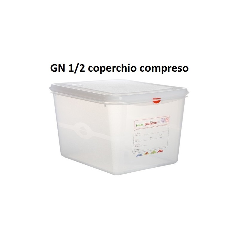 VASCA GN 1/2 POLIPR.C/COPERCHIO  - 5702999 | Novalberghiera