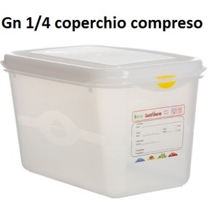 VASCA GN 1/4 POLIPR.C/COPERCHIO  - 5704999 | Novalberghiera