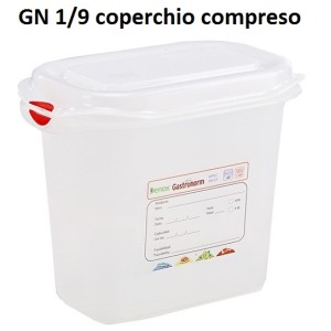 VASCA GN 1/9 POLIPR.C/COPERCHIO  - 5706999 | Novalberghiera