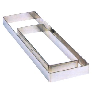 RETT. INOX mm 280x80x20h  - 5812001 | Novalberghiera