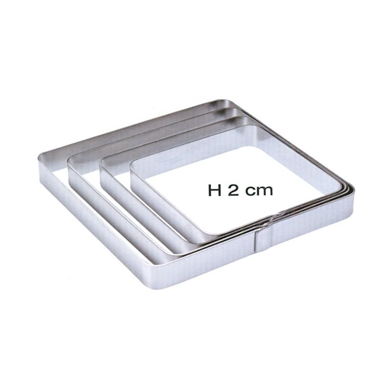 QUADRO ANG.T.INOX mm 160x160x20h  - 5813016 | Novalberghiera