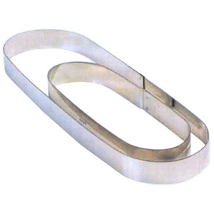 OVALE INOX mm 180x60x20h  - 5814000 | Novalberghiera
