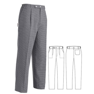 PANT.CUOCO QUAD.4XL 66/68  - 590068 | Novalberghiera