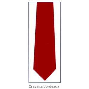 CRAVATTA BORDEAUX -115103  - 610012 | Novalberghiera