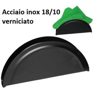 PORTATOV.li INOX 18/10-NERO