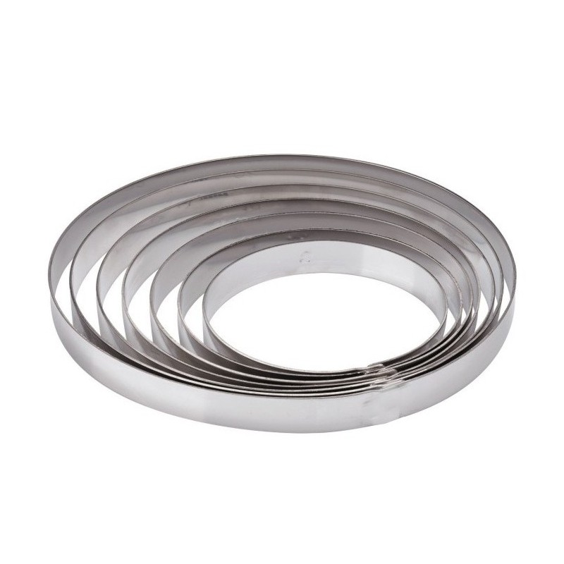 CERCHIO INOX Øcm14x2h  - 990114 | Novalberghiera