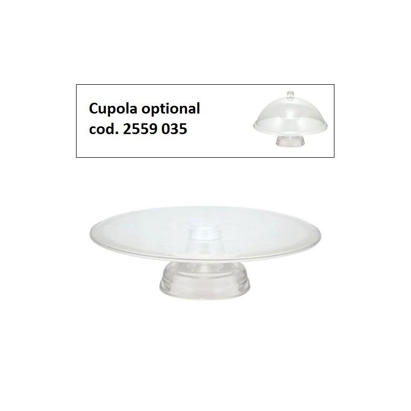 ALZATA POLICARB. Ø cm 33x9h  - 1579033 | Novalberghiera