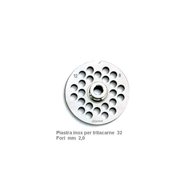 PIASTRA INOX x TRITAC. 32x2  - 2985020 | Novalberghiera