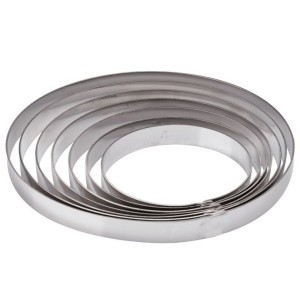 CERCHIO INOX Øcm12x2h  - 990112 | Novalberghiera