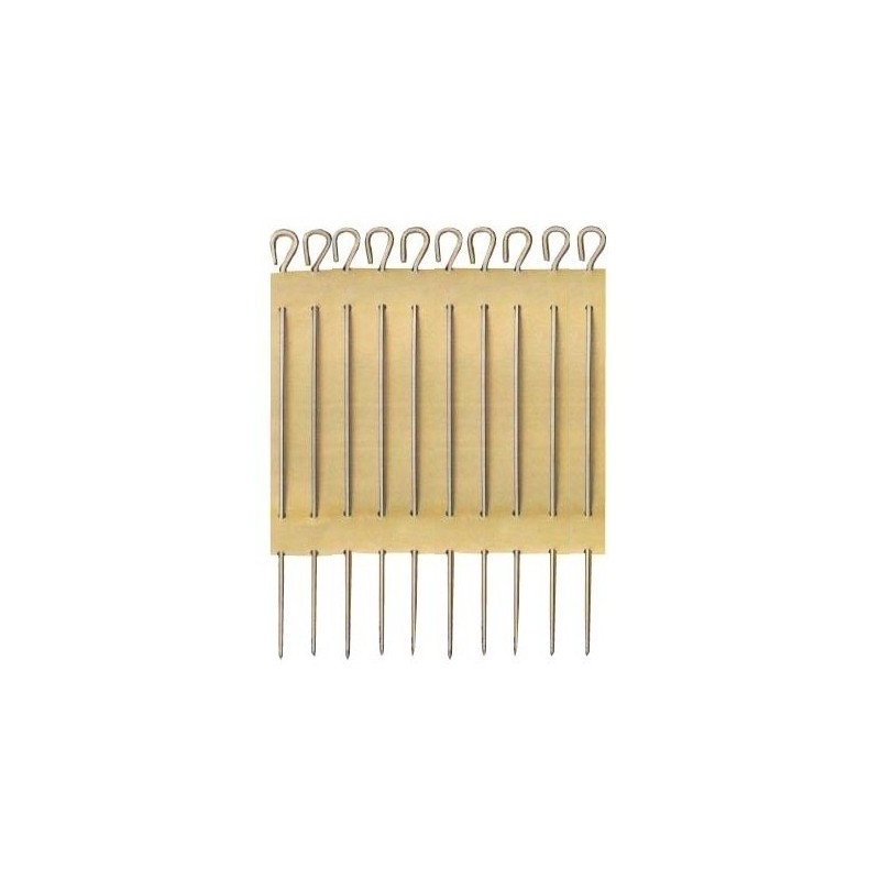 CONF. 10 SPIEDINI INOX cm40  - 5087040 | Novalberghiera