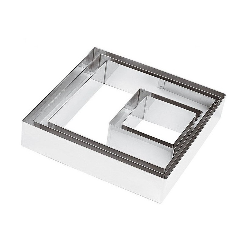 QUADRO INOX  cm6x6x4,5h  - 1608006 | Novalberghiera