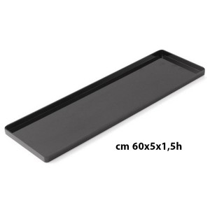 VASS.VETRINA PLEXI nero 60x5  - 547000 | Novalberghiera
