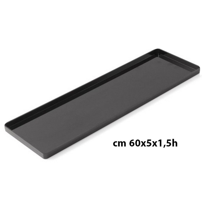VASS.VETRINA PLEXI nero 60x5  - 547000 | Novalberghiera