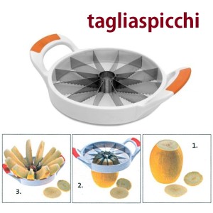 TAGLIAMELONE SPICCHI INOX  - 3726010 | Novalberghiera