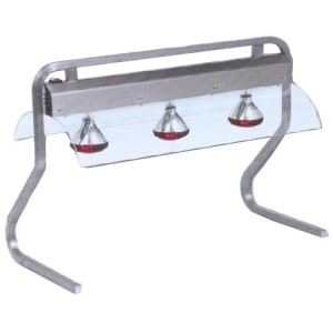 SCALDAPIATTI 3LAMP.-INFRA3/1AL