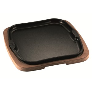 PIASTRA GHISA+LEGNO cm 25x25  - 1406000 | Novalberghiera