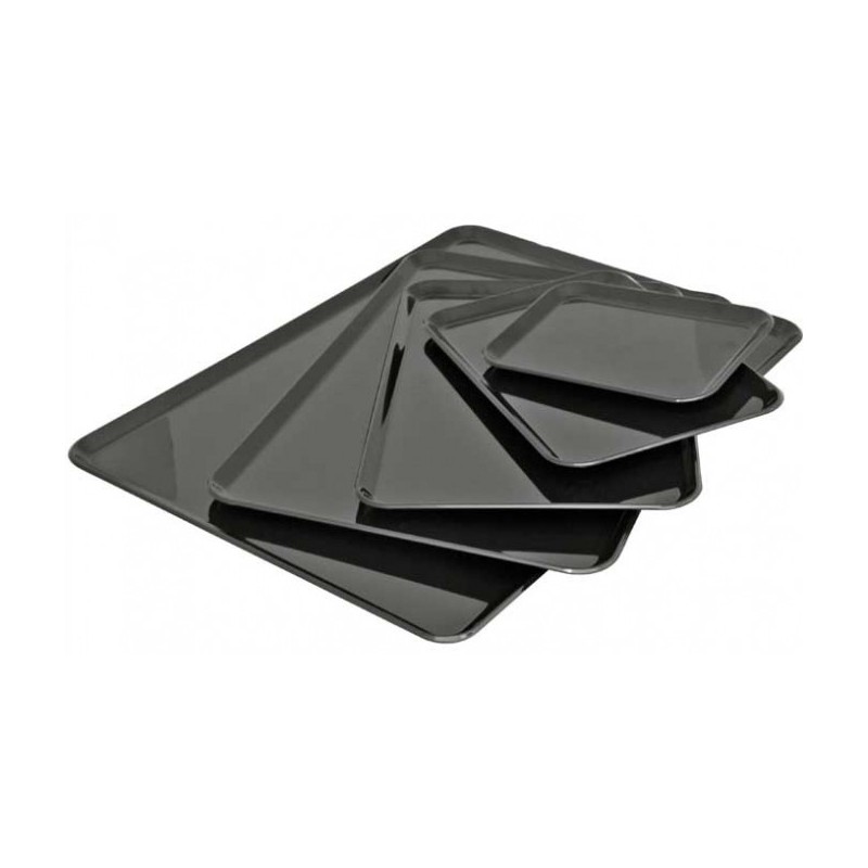VASSOIO POLIPR.NERO cm 35x24  - 1476035 | Novalberghiera