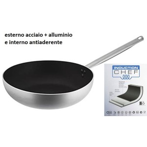 PADELLA F.INOX+ALL+ANT.cm 24  - 1428024 | Novalberghiera