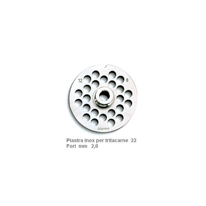 PIASTRA INOX x TRITAC. 22x2  - 2984020 | Novalberghiera