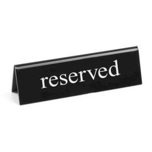 TARGHETTA RESERVED Hdi  - 1261000 | Novalberghiera