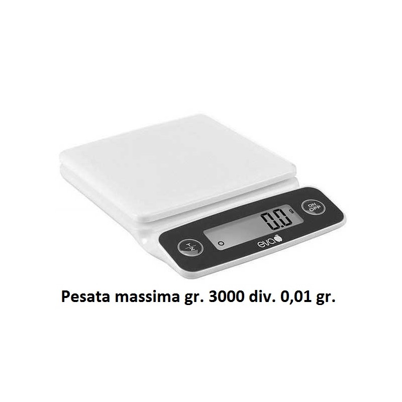 BILANCIA CUCINA kg.3:0,1gr  - 3421004 | Novalberghiera