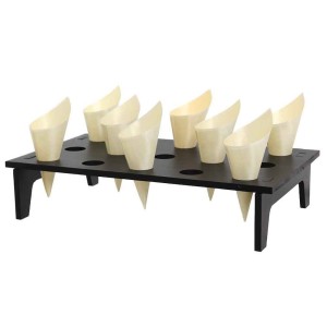 ESPO PORTACONI LEGNO NERO