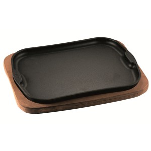 PIASTRA GHISA+LEGNO cm 26x18  - 1406002 | Novalberghiera